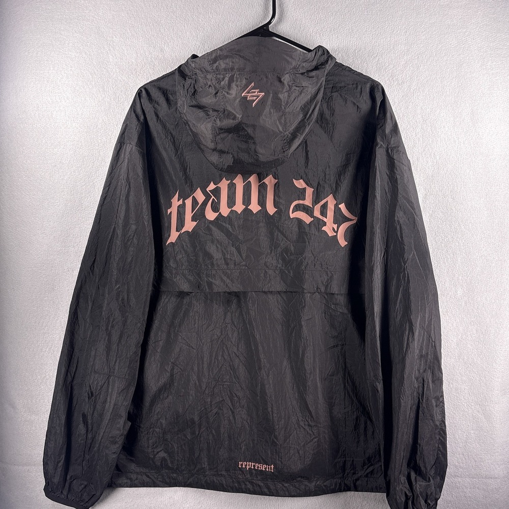Represent 247 Large Moab Ultra Lightweight Running Jacket Semi-Transparent NEW